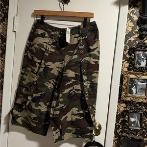 Camouflage Cargo Shorts